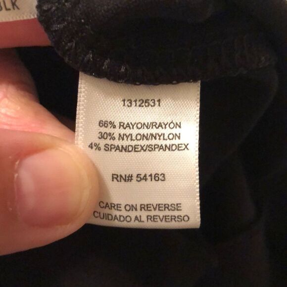 DKNY L Mid Rise Pull On Slim Ponte Dress Pants - Picture 12 of 13